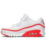 Air Max 90 x Undefeated 'White Solar Red' for women